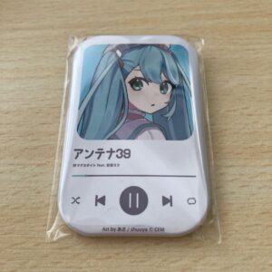 Magical Mirai 2024 Hatsune Miku Antenna 39 Square Can Badge F/S-M501 from japan