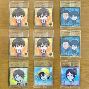 Jujutsu Kaisen Seal Wafers 6 Amaina Riko Haibara Yu Fushiguro Jinji Kuroi Misato
