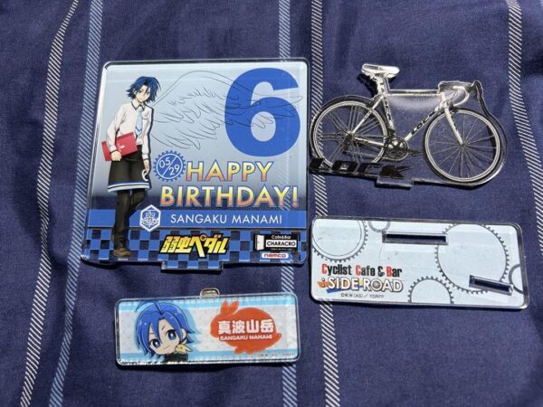 Manami Mountain Acsta Name Badge Weak Peda F/S-M501 from japan Rare  Good condit