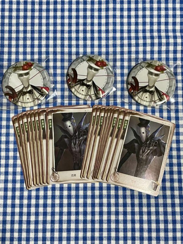 Personality V Identityv Thechara Cafe Can Badge Ripper F/S-M501 from japan Rare
