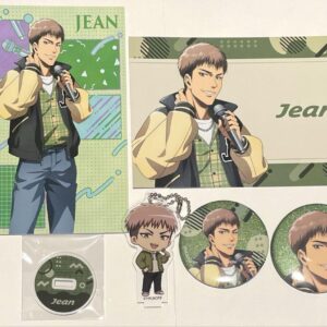 Attack On Titan Round1 Jean Postcard Can Badge Acrylic Keychain F/S-M501 from ja