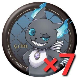 Twisted Wonderland Badge Grimm F/S-M503 from japan Rare  Good condition