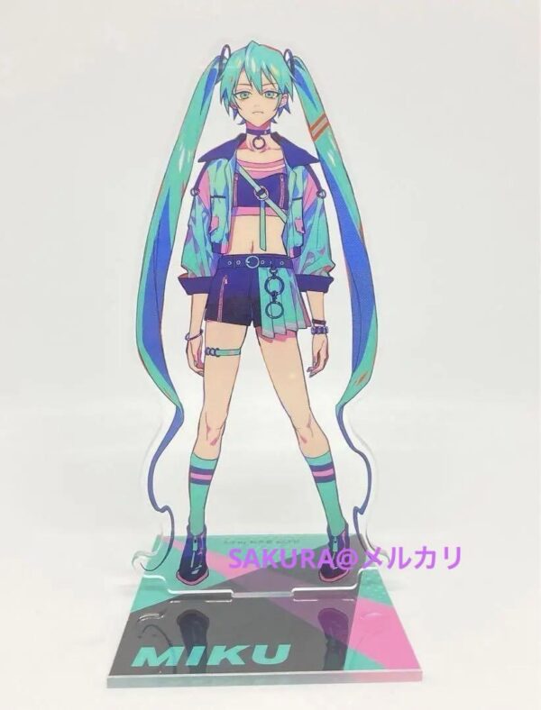 Hatsune Miku Stylish Idol Acrylic Stand F/S-M501 from japan Rare  Good condition