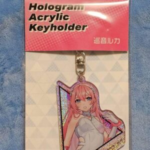 Megurine Luka Hologram Acrylic Keychain Peta Hatsune Miku F/S-M501 from japan Ra
