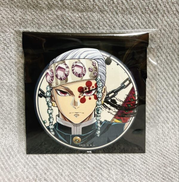 Demon Slayer: Kimetsu No Yaiba Pillar Exhibition Key Visual Matte Can Badge Uzui