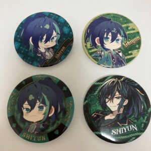 Knight A Shiyun-Kun Can Badge F/S-M501 from japan Rare  Good condition