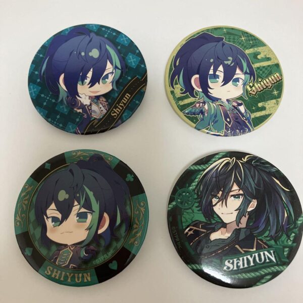 Knight A Shiyun-Kun Can Badge F/S-M501 from japan Rare  Good condition