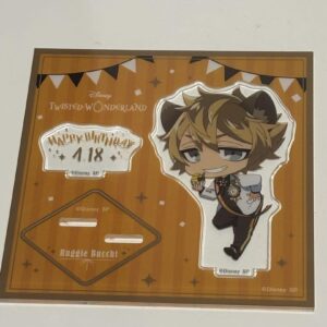 Twisted Wonderland Ruggy Birthday Acrylic Stand F/S-M503 from japan Rare  Good c