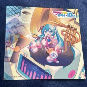 Hatsune Miku Magical Mirai 10Th Anniversary Bonus Sticker F/S-M501 from japan Ra