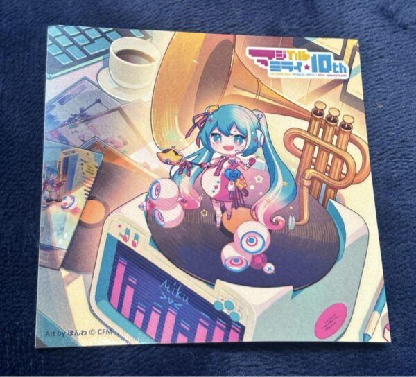 Hatsune Miku Magical Mirai 10Th Anniversary Bonus Sticker F/S-M501 from japan Ra