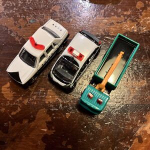 Police Car Tomica 3 Types Available For Sale F/S-M501 from japan Rare  Good cond