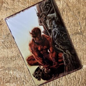 Daredevil Artwork Poster Tin Sign F/S-M501 from japan Rare  Good condition