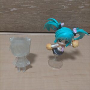 Petit Nendoroid Racing Miku Transparent F/S-M501 from japan Rare  Good condition