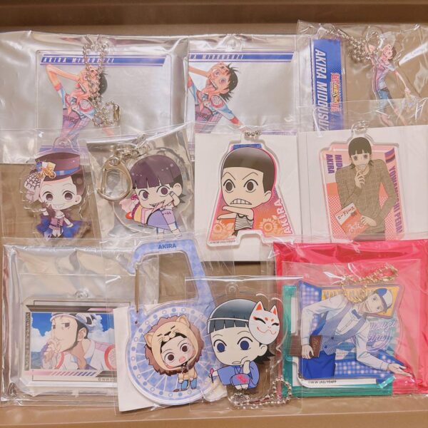 Yowamushi Pedal Yowa Midosuji Sho Acrylic Set F/S-M501 from japan Rare  Good con