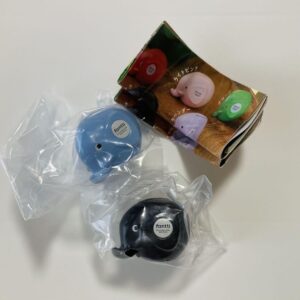 Set Of 2 Fantti Linen Gacha Black F/S-M503 from japan Rare  Good condition