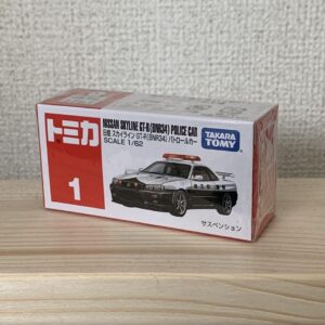 Tomica Nissan Skyline Gt-R Bnr34 Police Car F/S-M501 from japan Rare  Good condi