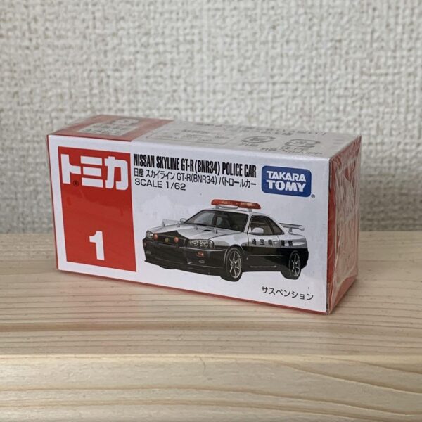 Tomica Nissan Skyline Gt-R Bnr34 Police Car F/S-M501 from japan Rare  Good condi
