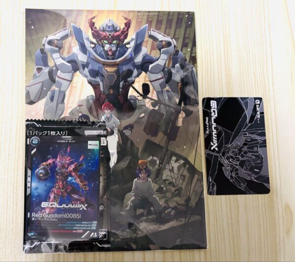 Mobile Suit Gundam Zeke Axe Entry Bonus First Edition Red F/S-M503 from japan Ra