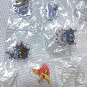 Jojo Stand Acrylic Gacha 4 Pieces F/S-M503 from japan Rare  Good condition