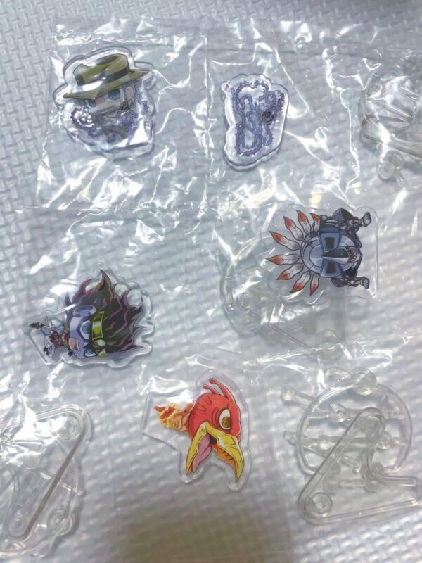 Jojo Stand Acrylic Gacha 4 Pieces F/S-M503 from japan Rare  Good condition