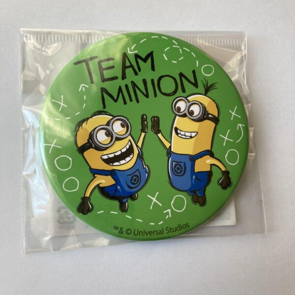 Team Minion Can Badge Universal Studio F/S-M501 from japan Rare  Good condition