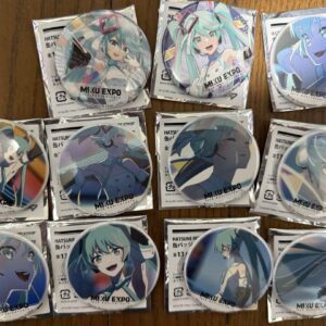 Hatsune Miku Expo Can Badge Set Of 11 F/S-M501 from japan Rare  Good condition