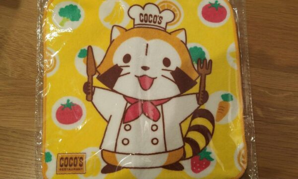 Cocos Rascal Hand Towel F/S-M501 from japan Rare  Good condition