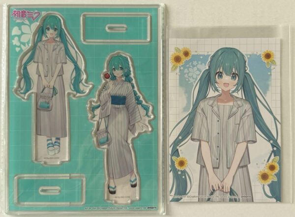 Hatsune Miku Earth Music Ecology Acrylic Stand F/S-M501 from japan Rare  Good co