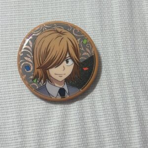 Yowamushi Pedal Aoyagi Kazu Glitter Can Badge F/S-M501 from japan Rare  Good con