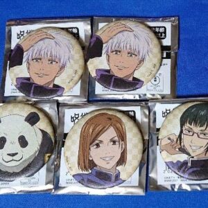 Jujutsu Kaisen Can Badge 5-Piece Set F/S-M501 from japan Rare  Good condition