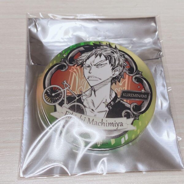Yowamushi Pedal Spare Bike Round Can Badge Maimiya Eikichi F/S-M501 from japan R