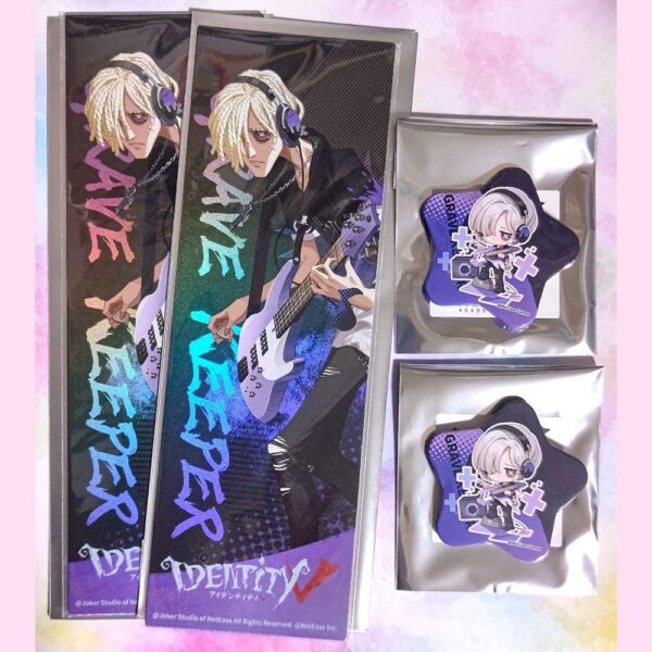 Personality V: Grave Keeper Set Soundwave Can Badge Ticket F/S-M501 from japan R