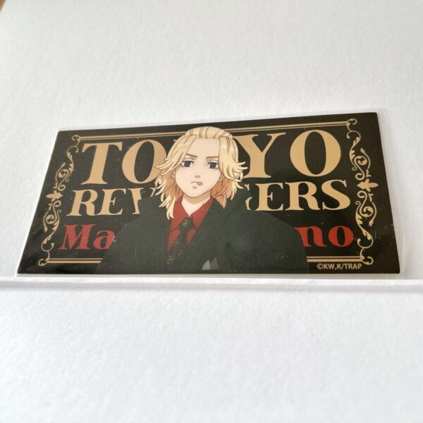 260 Sano Manjiro Sticker Tokyo Revengers British F/S-M501 from japan Rare  Good