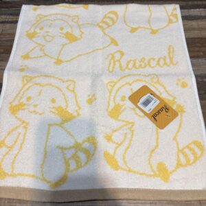1 Rascal Face Towel F/S-M501 from japan Rare  Good condition
