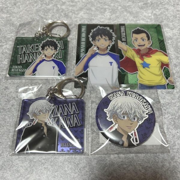 Tokyo Revengers Lottery Mate Kurokawa Izana Can Badge Set F/S-M501 from japan Ra