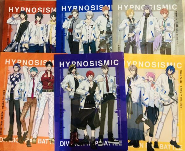 A Complete Set Of 6 Types Hypnosis Microphone Clear Files F/S-M501 from japan Ra