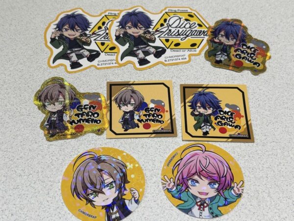 Hypnosis Microphone Fling Posse Sticker F/S-M501 from japan Rare  Good condition