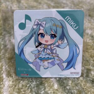 Project Seka Karaokekan Open World Hatsune Miku Coaster F/S-M501 from japan Rare
