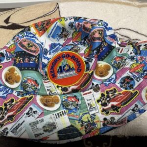 Tokyo Disneyland 40Th Anniversary Bucket Hat F/S-M503 from japan Rare  Good cond