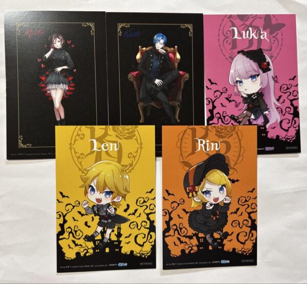 Hatsune Miku Vampire Magical Mirai Card Bonus Postcards 5 Cards F/S-M501 from ja