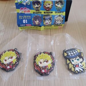 Gacha Jojo Rubber Set F/S-M503 from japan Rare  Good condition