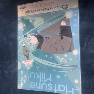 Hatsune Miku Clear File Sticker Set F/S-M501 from japan Rare  Good condition
