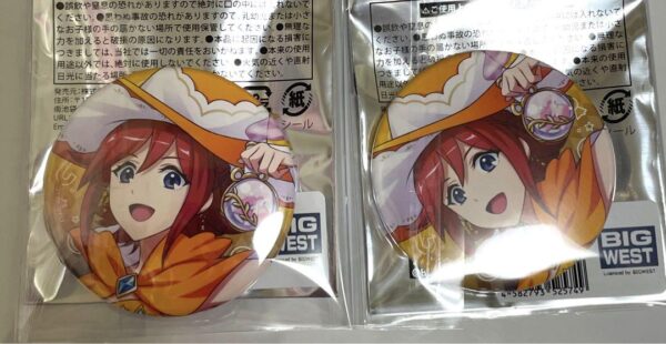 Macross Halloween A3 Can Badge Kaname F/S-M501 from japan Rare  Good condition