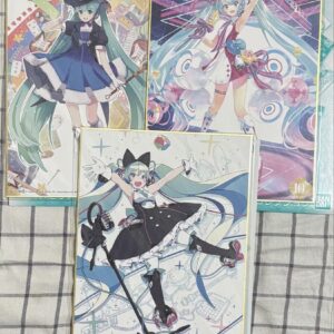 Magical Mirai Hatsune Miku Colored Paper F/S-M501 from japan Rare  Good conditio