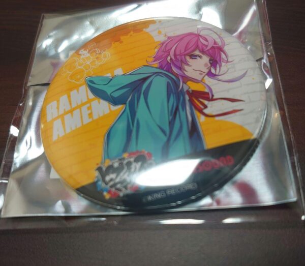 Hypnosis Microphone Karaoke Collaboration Can Badge Amemura F/S-M501 from japan