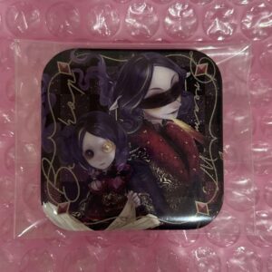 Personality 5: Dream Witch Idora Can Badge Black White F/S-M501 from japan Rare