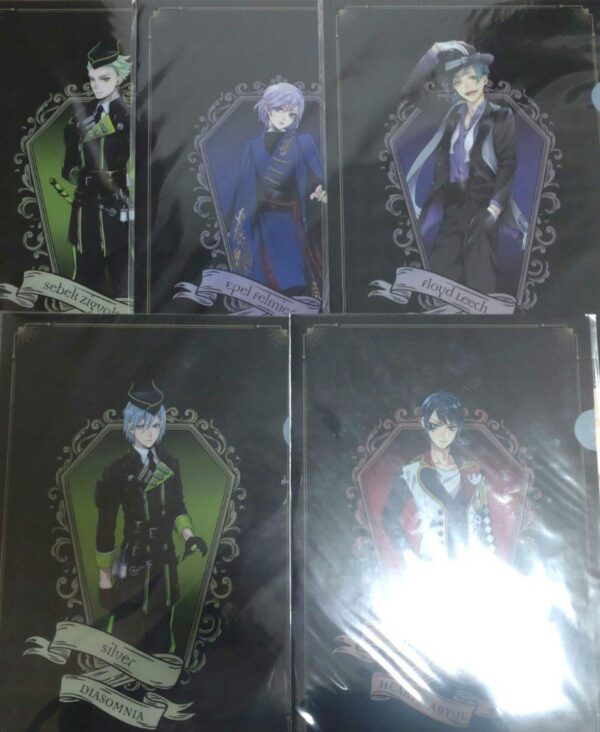 Twisted Wonderland Clear File F/S-M503 from japan Rare  Good condition