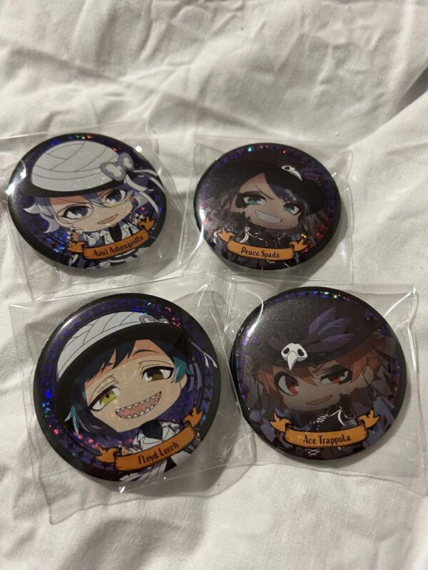 Twisted Wonderland Character Badge Collection Ace Deuce Azur Floyd F/S-M503 from