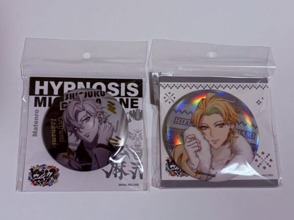 Hypnosis Microphone Can Badge China 123 F/S-M501 from japan Rare  Good condition