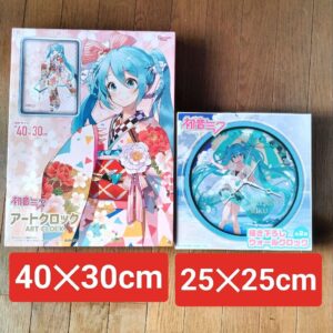 Hatsune Miku Art Clock Original Drawing Wall Set Yuuki Kihiro F/S-M501 from japa